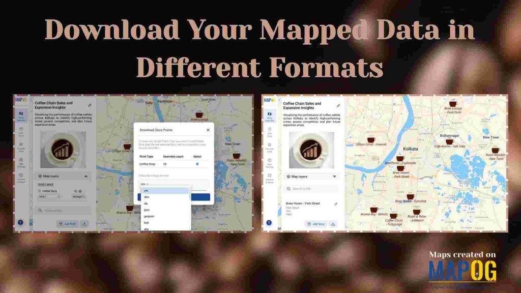 Download Your Mapped Data