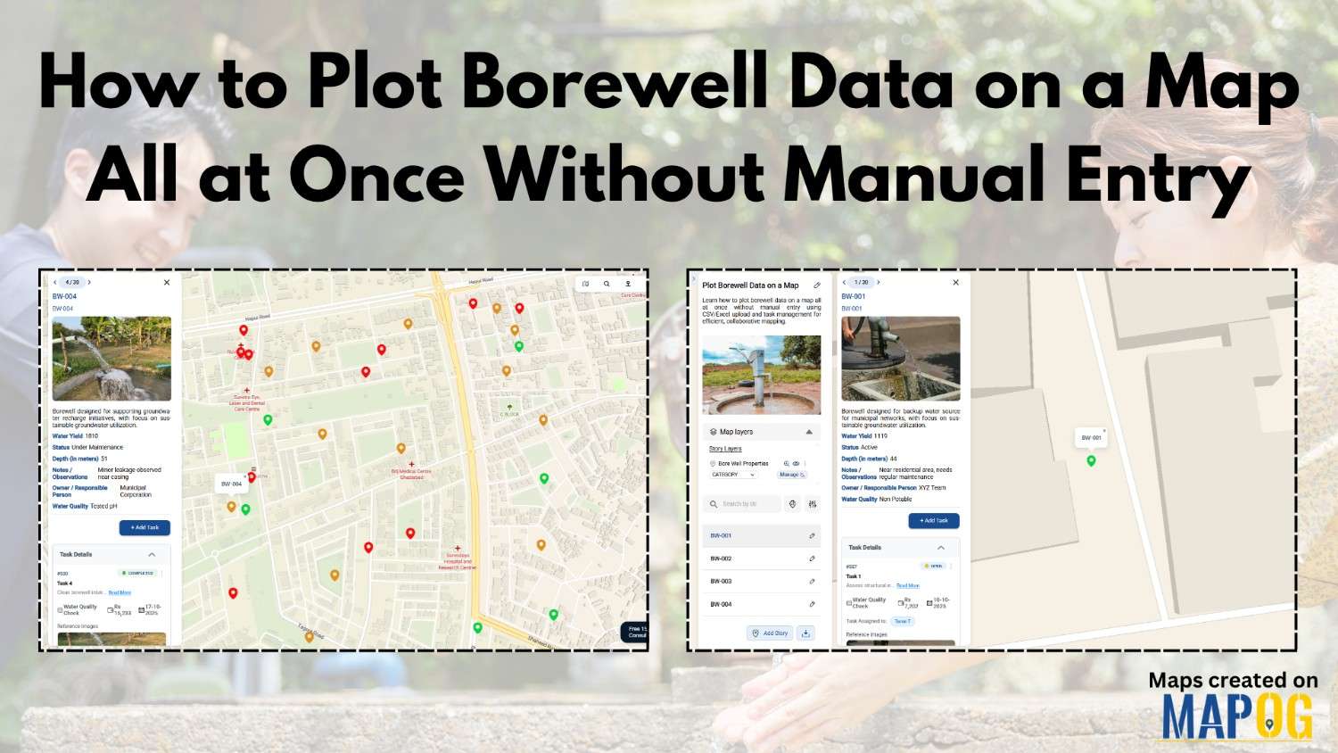 How to Plot Borewell Data