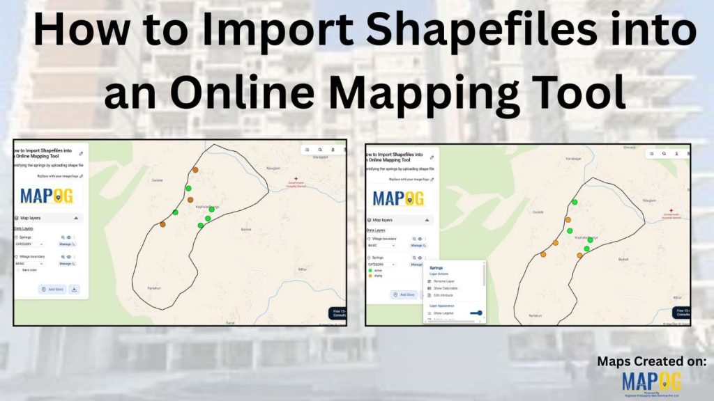 How to Import Shapefiles into an Online Mapping Tool