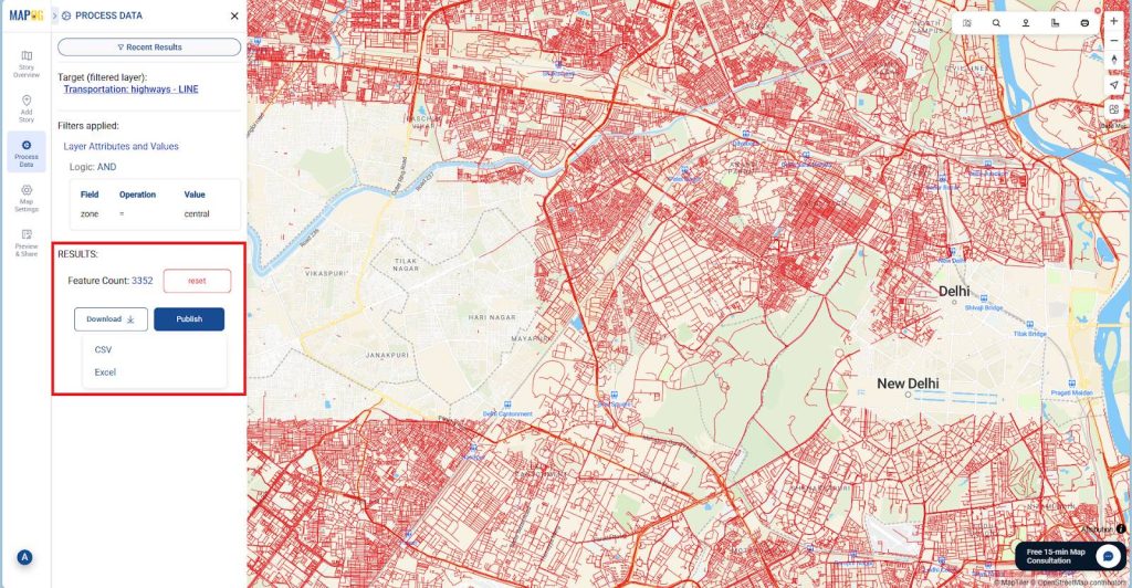 Geospatial Filters for Map Simplification