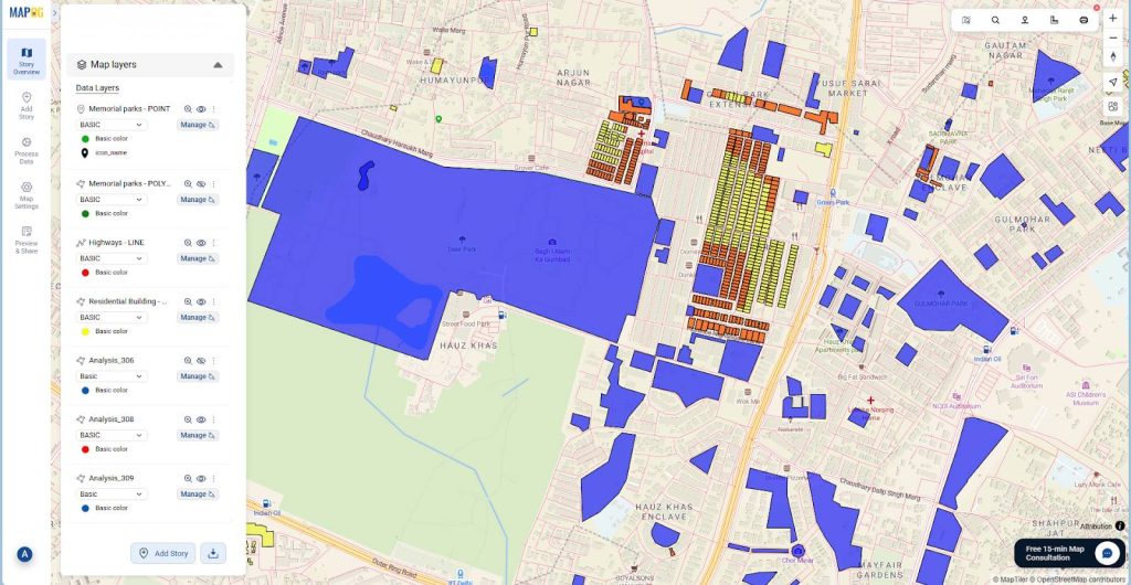 Geospatial Filters for Map Simplification