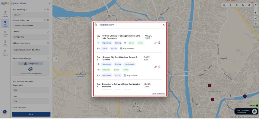 Plan Travel Itineraries