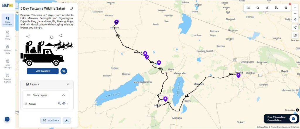 Travel Route Map
