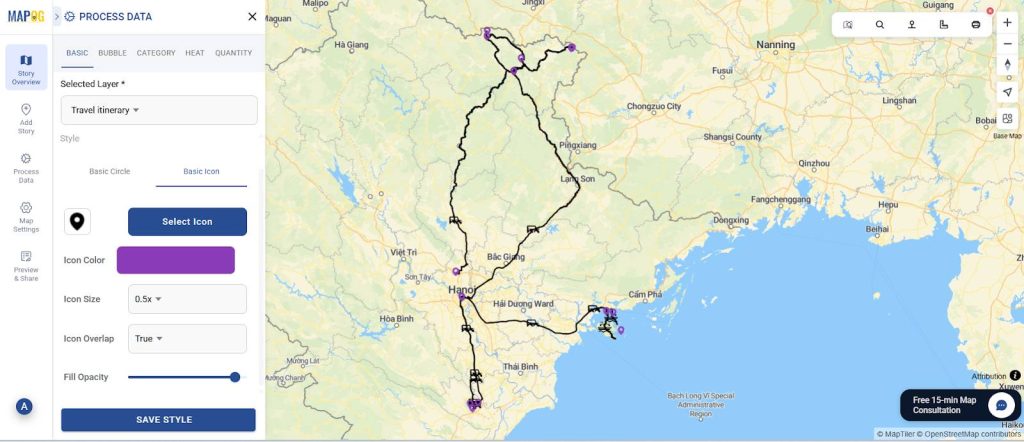 create dynamic interactive maps