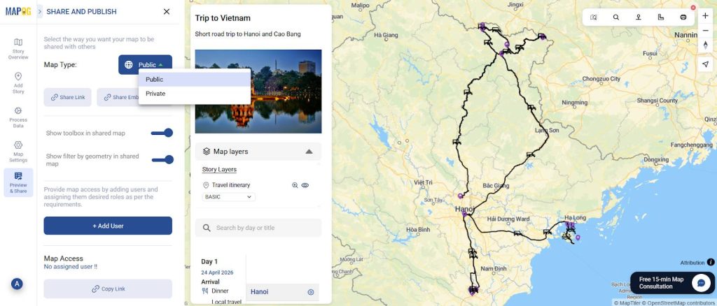 create dynamic interactive maps