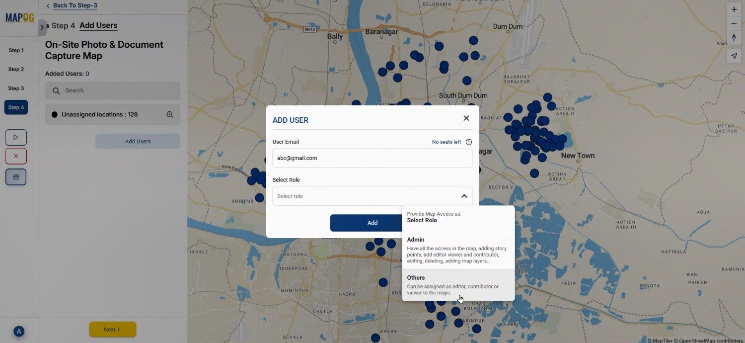 add member with mail address