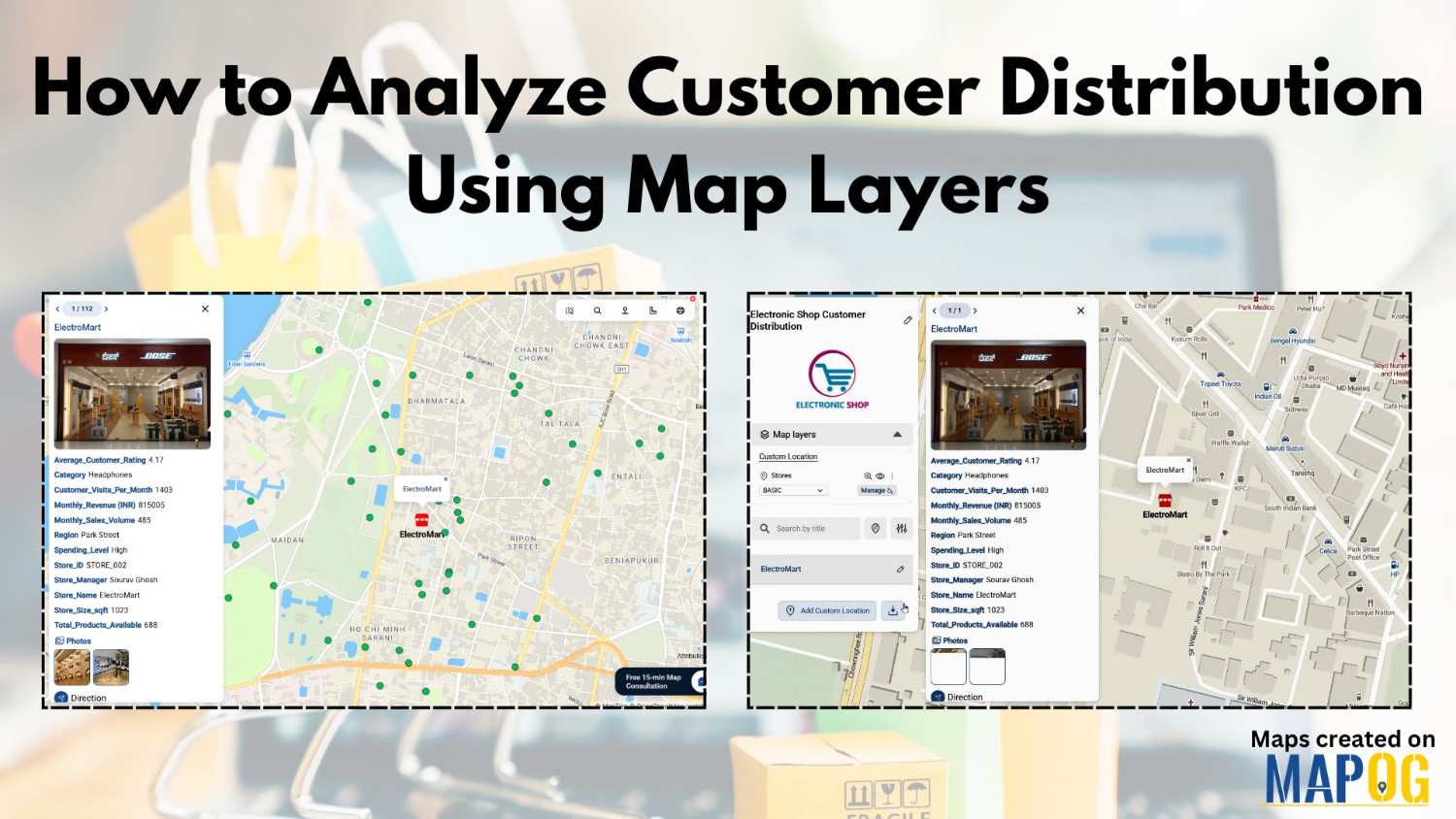 analyze customer distribution