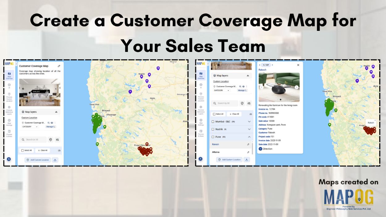 Customer Coverage Map