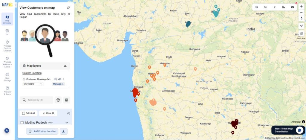 View Your Customers by State, City, or Region on a Map