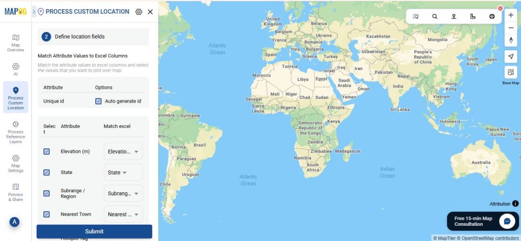 How to Plot Multiple Locations from an Excel Sheet on a Map