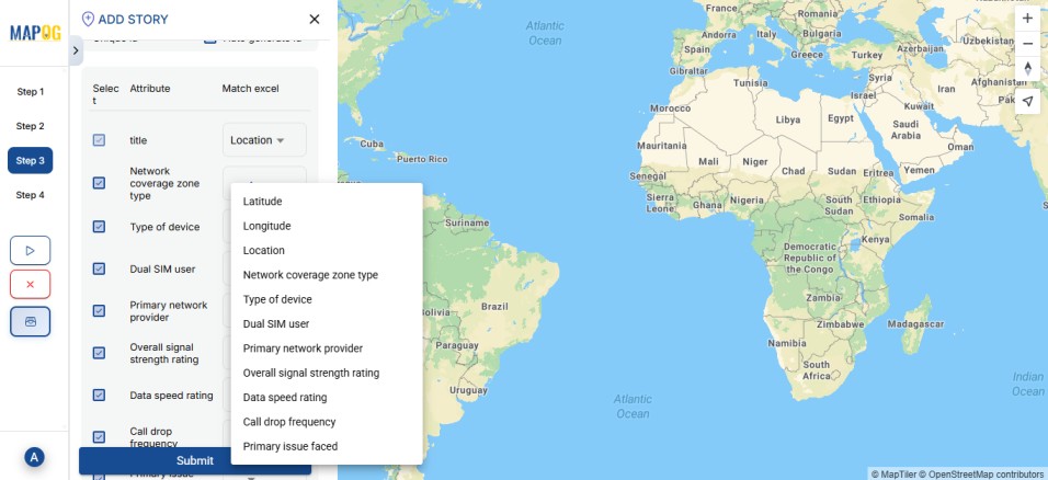 match the excels with attributes