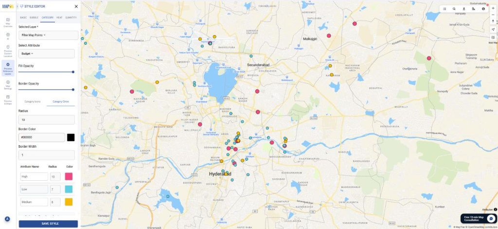 Filter Map Points by Attribute Values (From Excel/CSV)