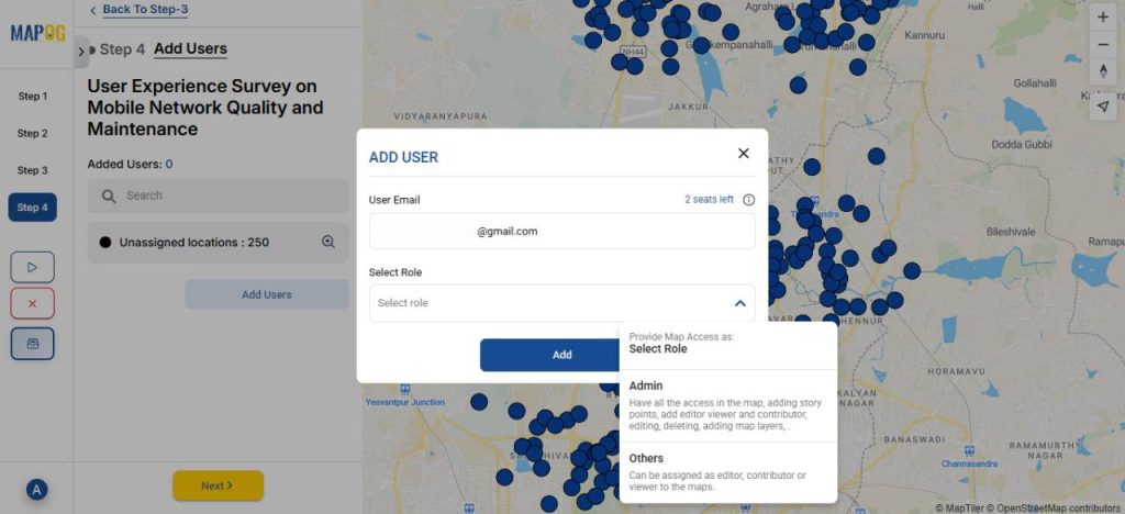Adding users and assigning roles