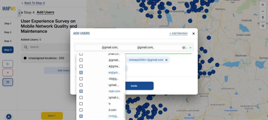 select them from dropdown