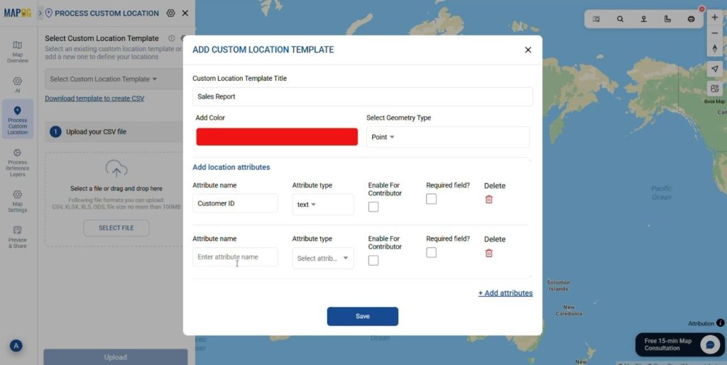 Mapping and Planning Product Sales