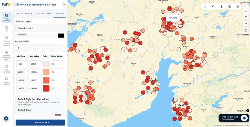 Mapping and Planning Product sales