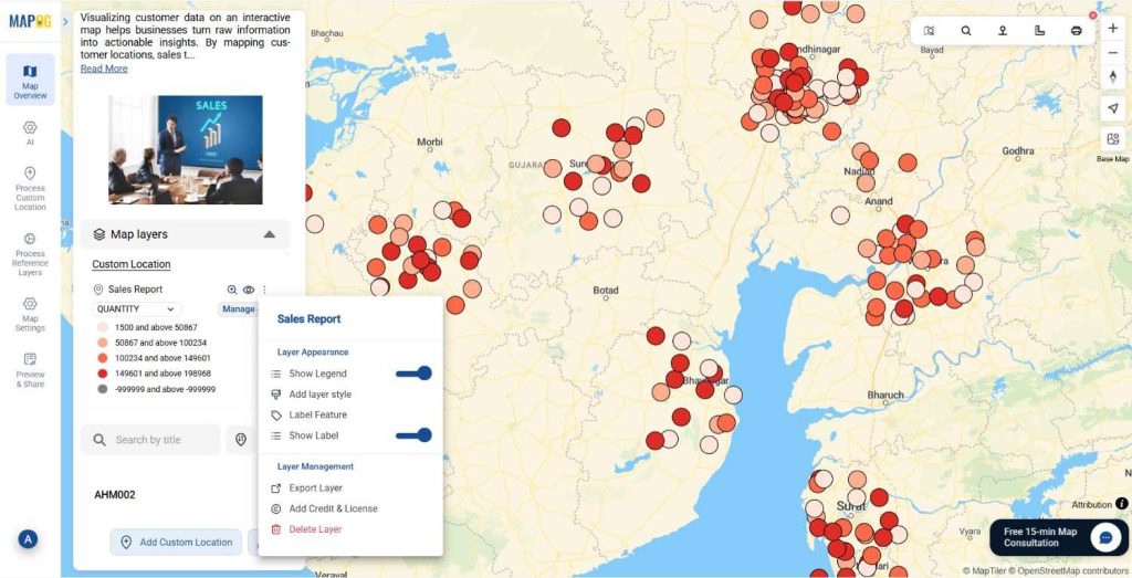 Mapping and Planning Product sales
