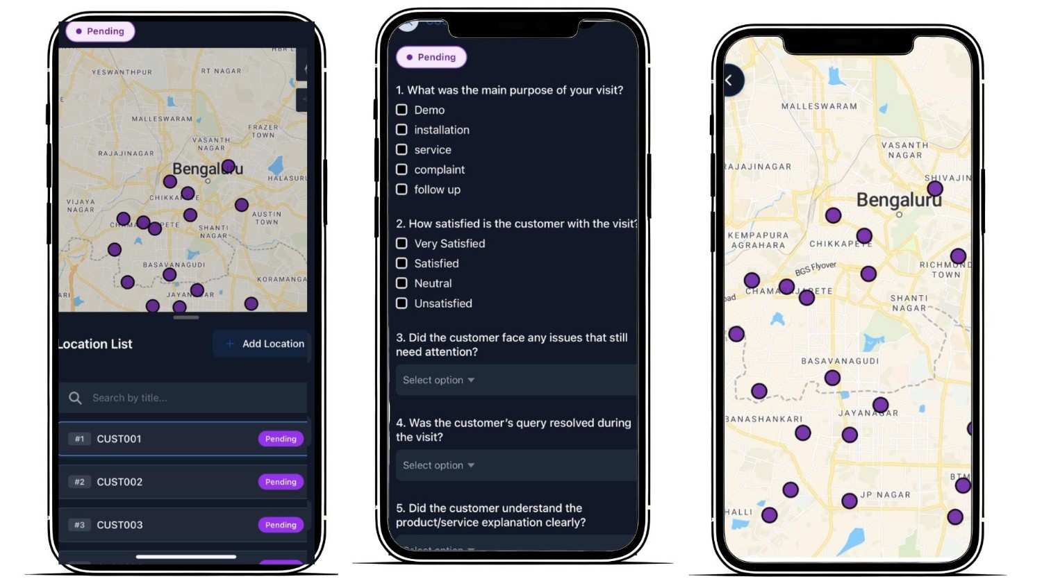 fvsfdfg track customer visits