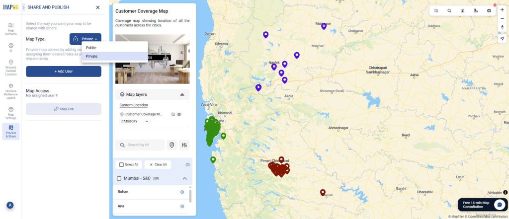 Create a Customer Coverage Map for Your Sales Team