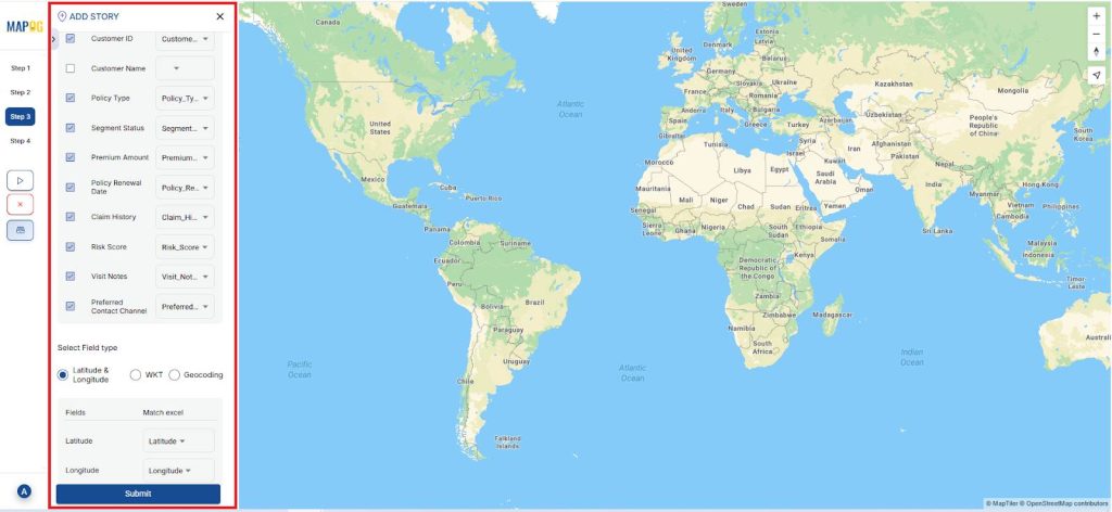 Upload Customer Locations