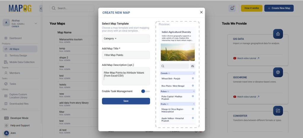 Filter Map Points by Attribute Values 