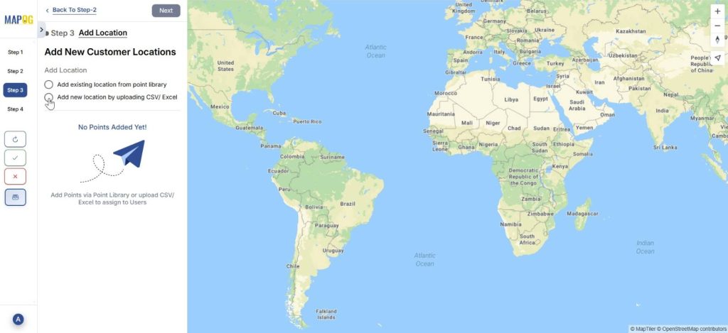 Add New Customer Location