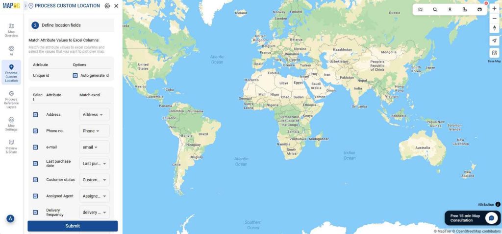 Add Contact Details and Customer Notes Directly on the Map with Location Points