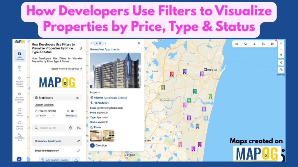 How Developers Use Filters to Visualize Properties by Price, Type & Status