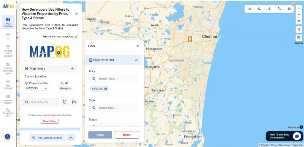 Filter data by filter option
