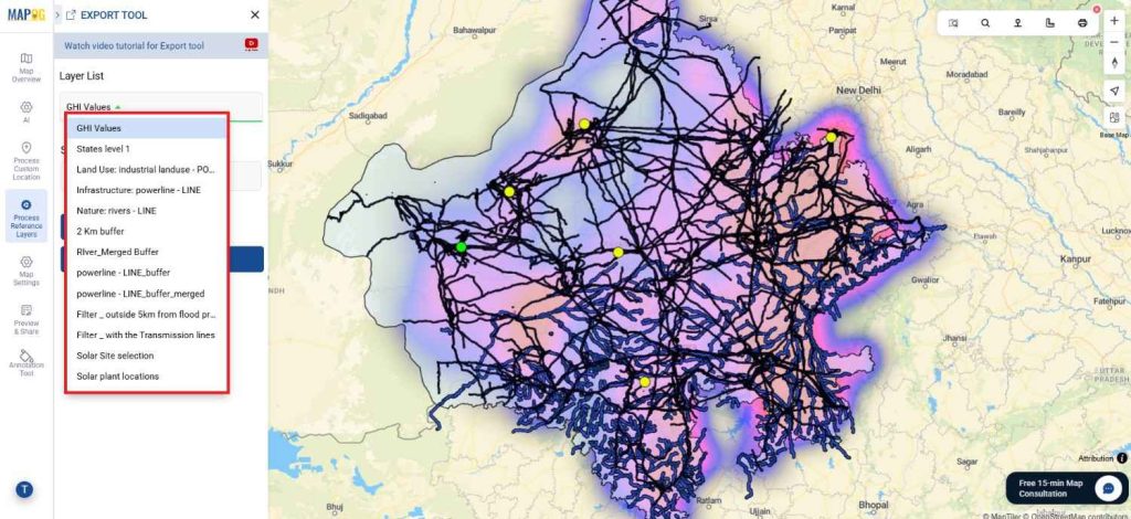 Select Layer from Layer List 