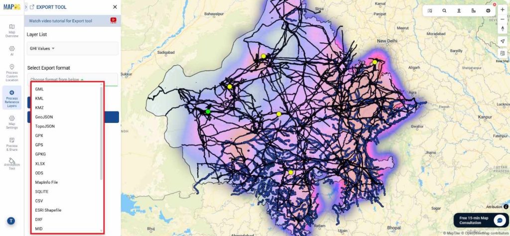 Select Layer from Layer List 