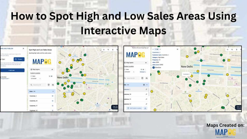 How to Spot High and Low Sales Areas Using Interactive Maps