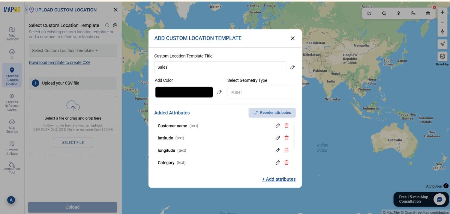 custom location management