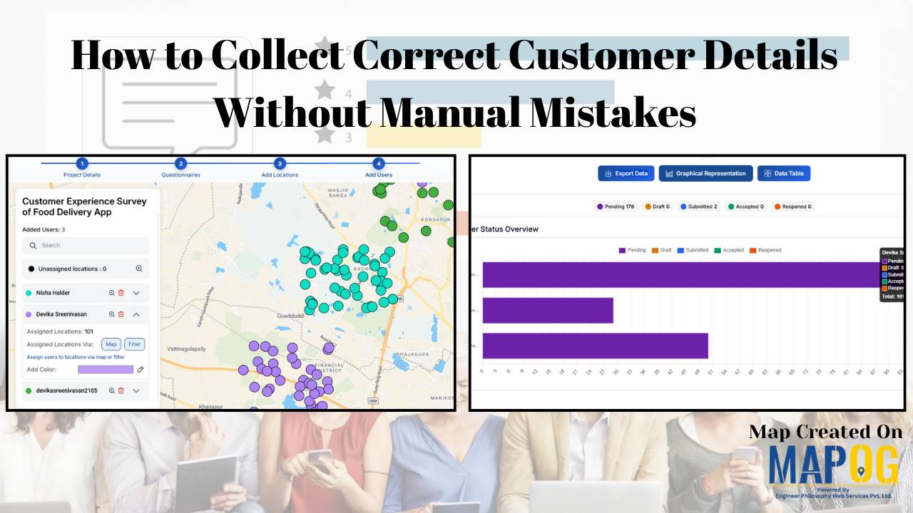 how to collect correct customer details without manual mistakes