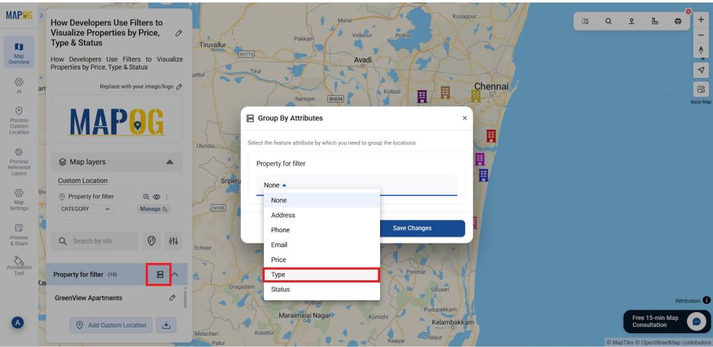 Filter by Group By Attributes option
