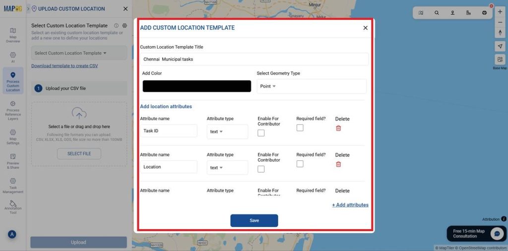 Assign and track field tasks : Adding Excel
