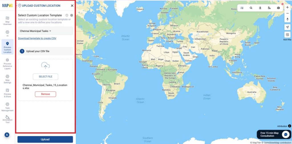 Assign and track field tasks : Adding Excel