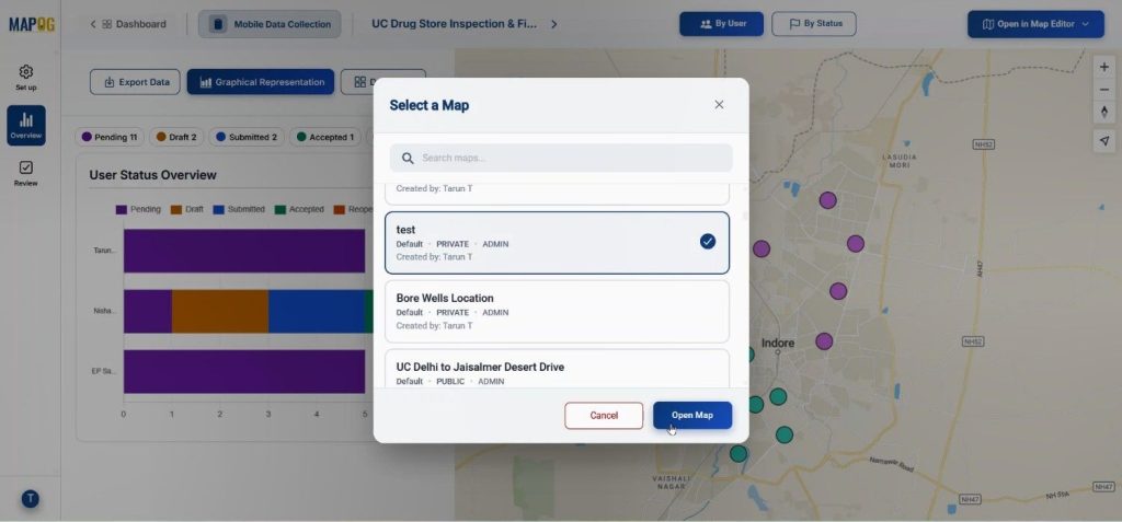open in a new map editor
