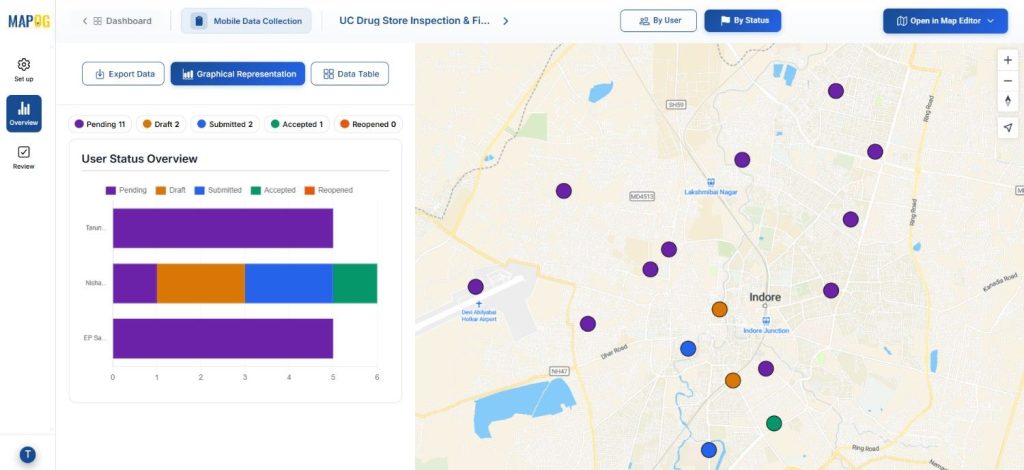 Capture Drug Inspection Data by creating a mobile survey on MAPOG