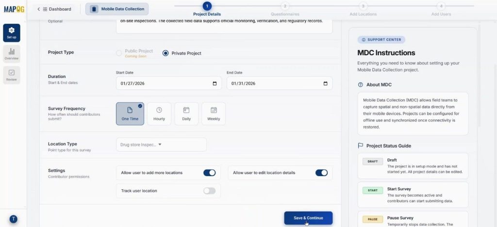 allow user to add location & edit them