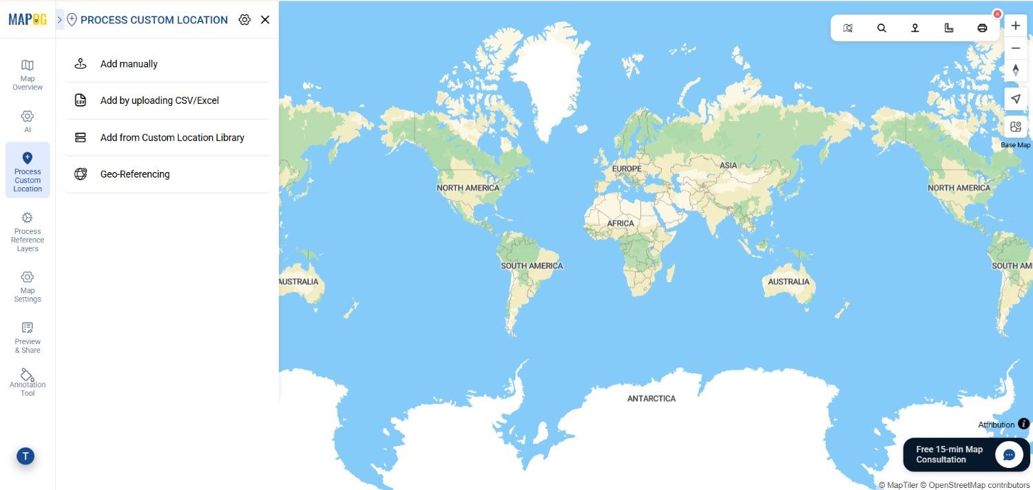 uploading excel file in the platform