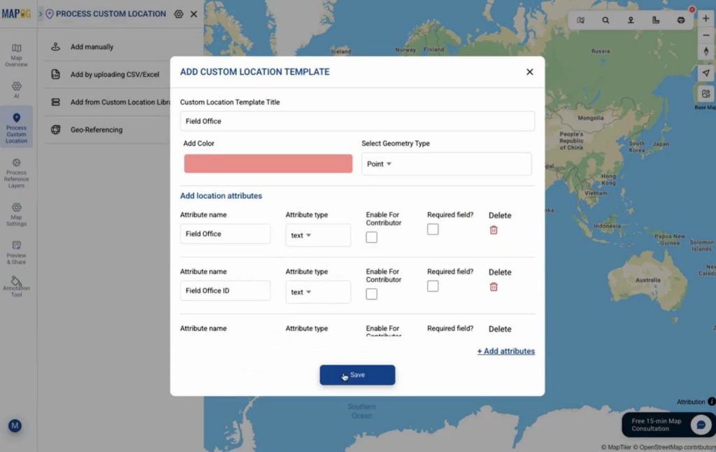 Visualize Field Office Coverage with custom location templates