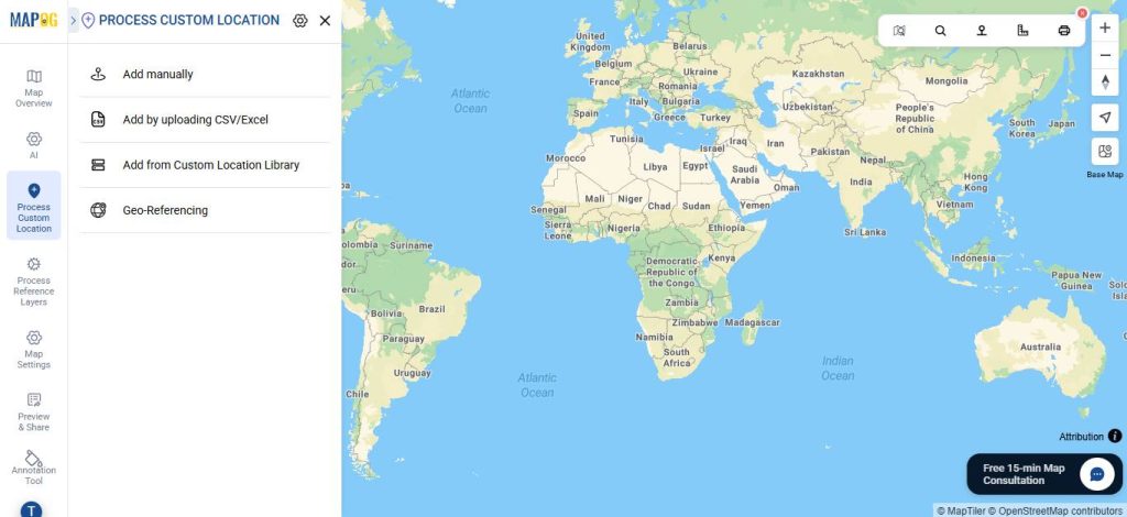 Process Custom Location