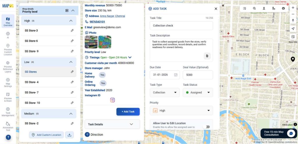 Add Tasks and Completion Forms