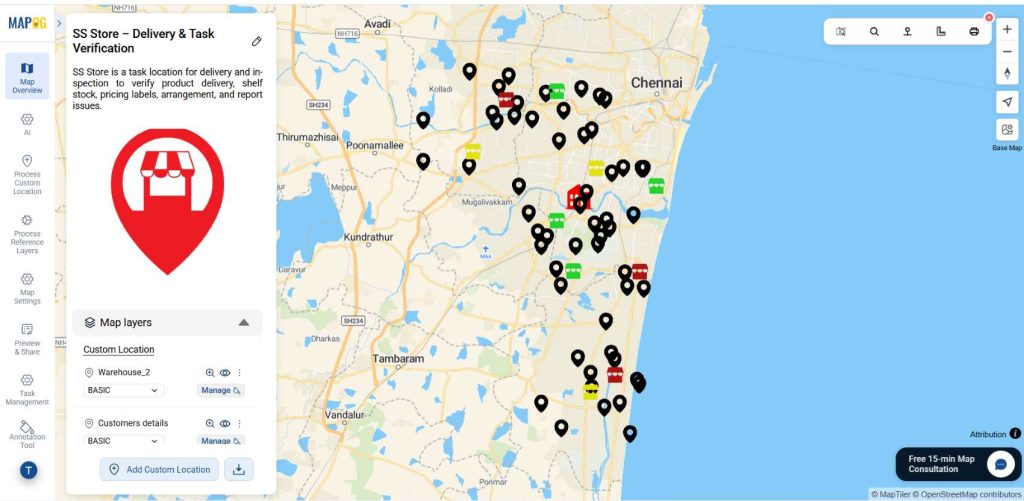 Adding customer and warehouse data