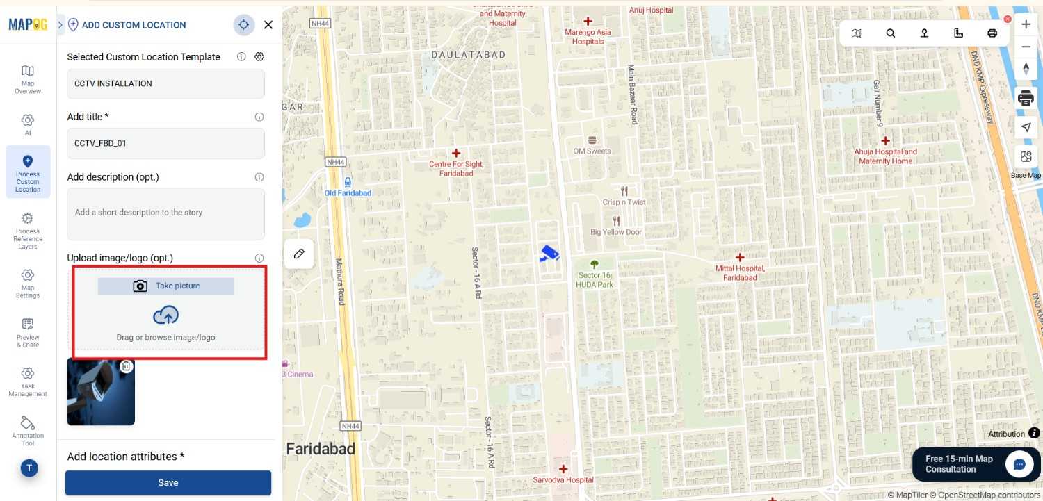 ulpoad images and edit text 