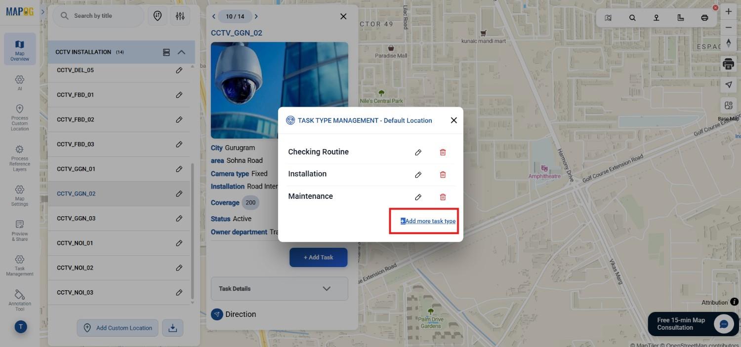 add more task type and create new 