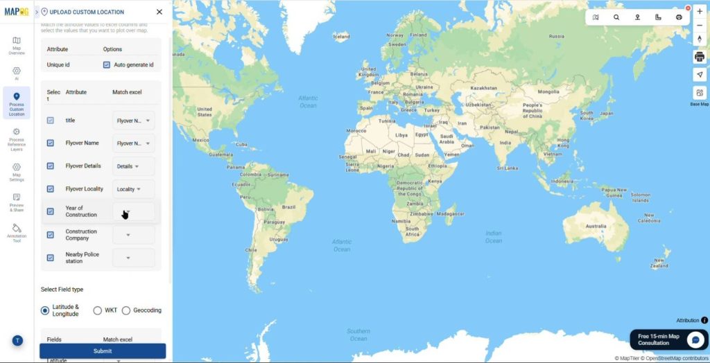 Upload Custom Location