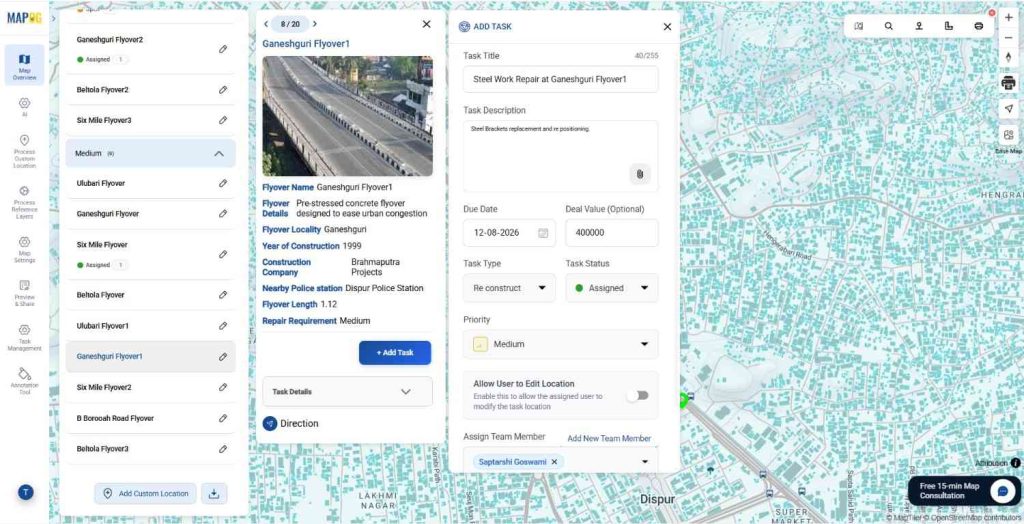 Add Task to location