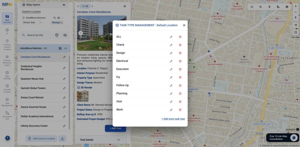 Task type Management 